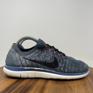 Nike Free 4.0 Flyknit Men's 8 Athletic Running Sneaker Shoes Blue 717075-403